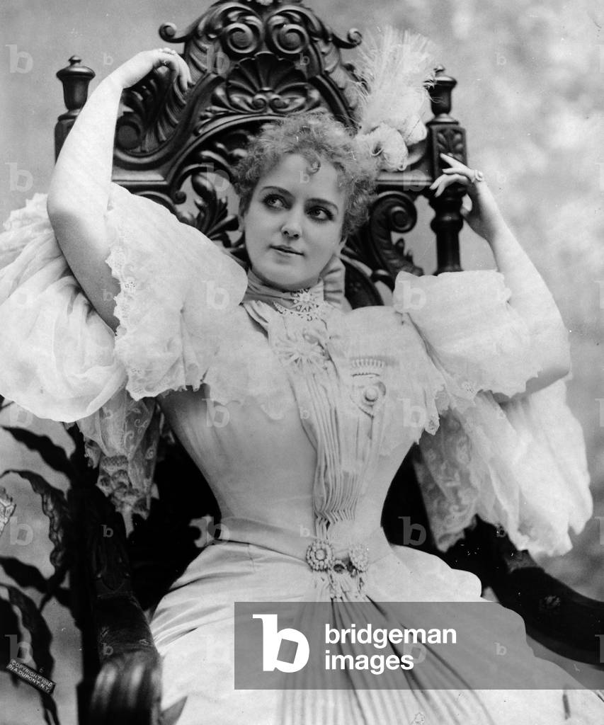Lillian Russell  american actress and singer, c. 1895