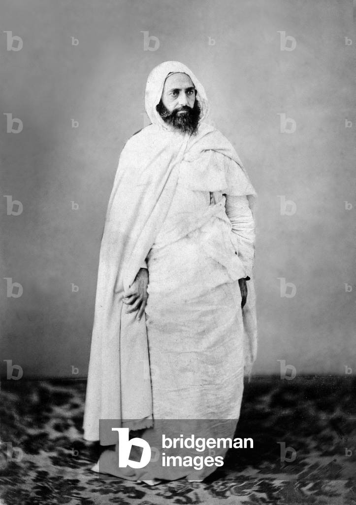 Abd-el-Kader (1808-1883) algerian emir, opposed to conquest of Algeria by french army, c. 1870
