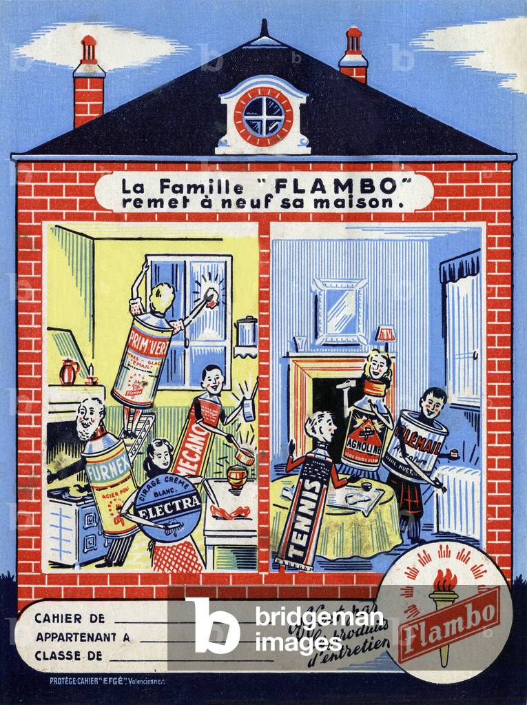 Protects Flambo notebook cleaning products in the 50s