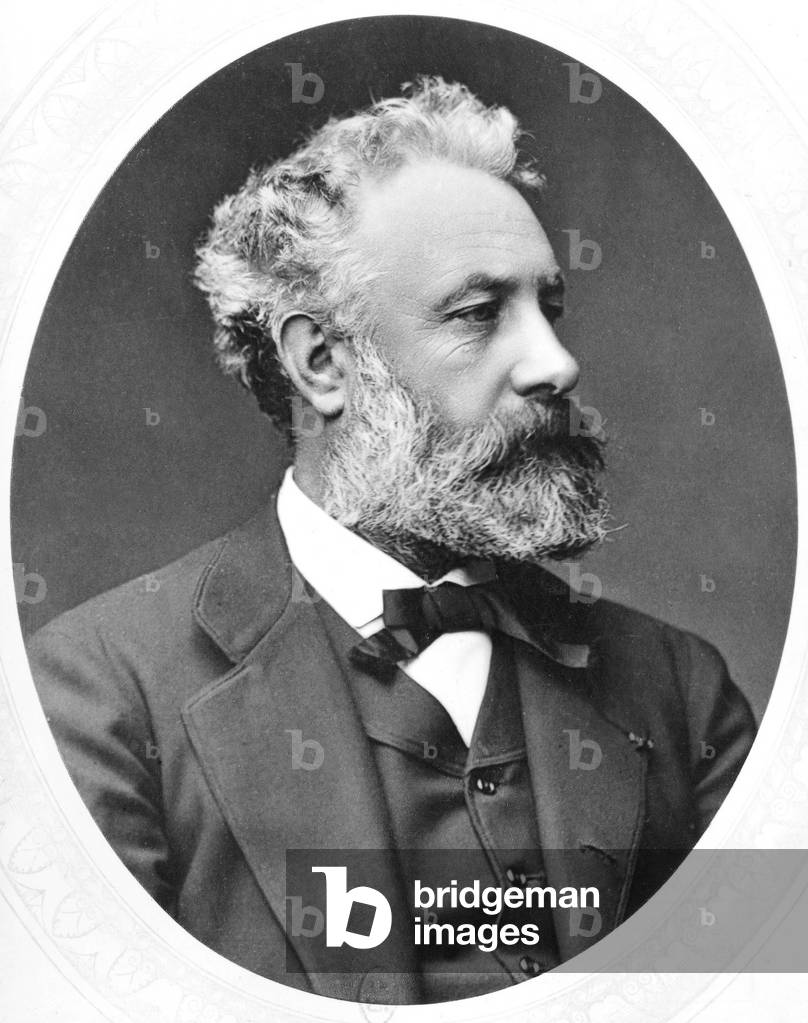 Jules Verne (1828-1905) French novelist, here in 1877