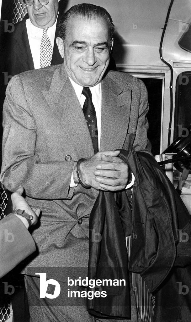 Vito Genovese (1897-1969) mafioso known as Boss of the bosses, here when he arrived in New York in 1959