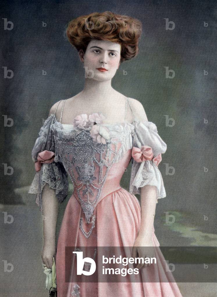 French actress Jeanne Dortzal, photo by Walery from french paper 