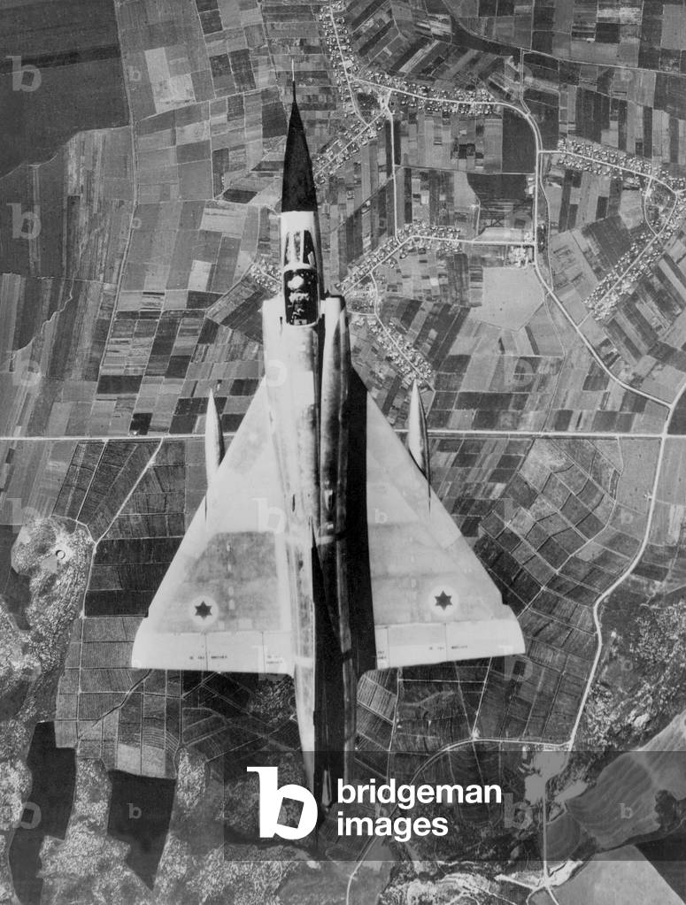 Israeli Mirage plane, 1967 at time of 6 days war