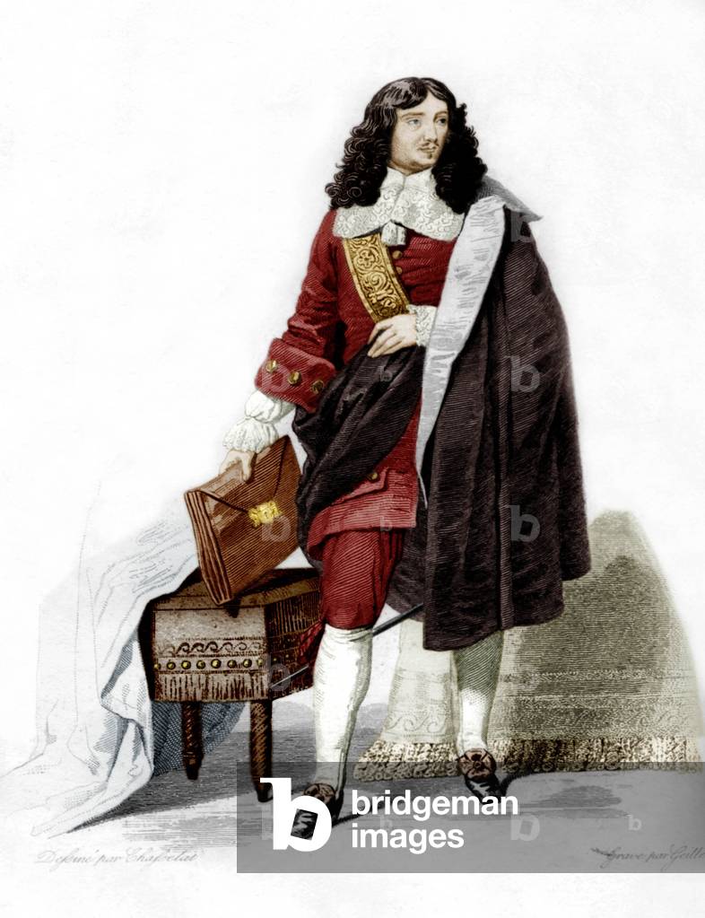 Jean-Baptiste Colbert , 19th century (engraving)