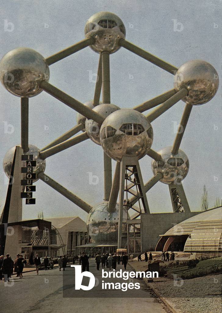The Atomium in Brussels built for world fair in 1958