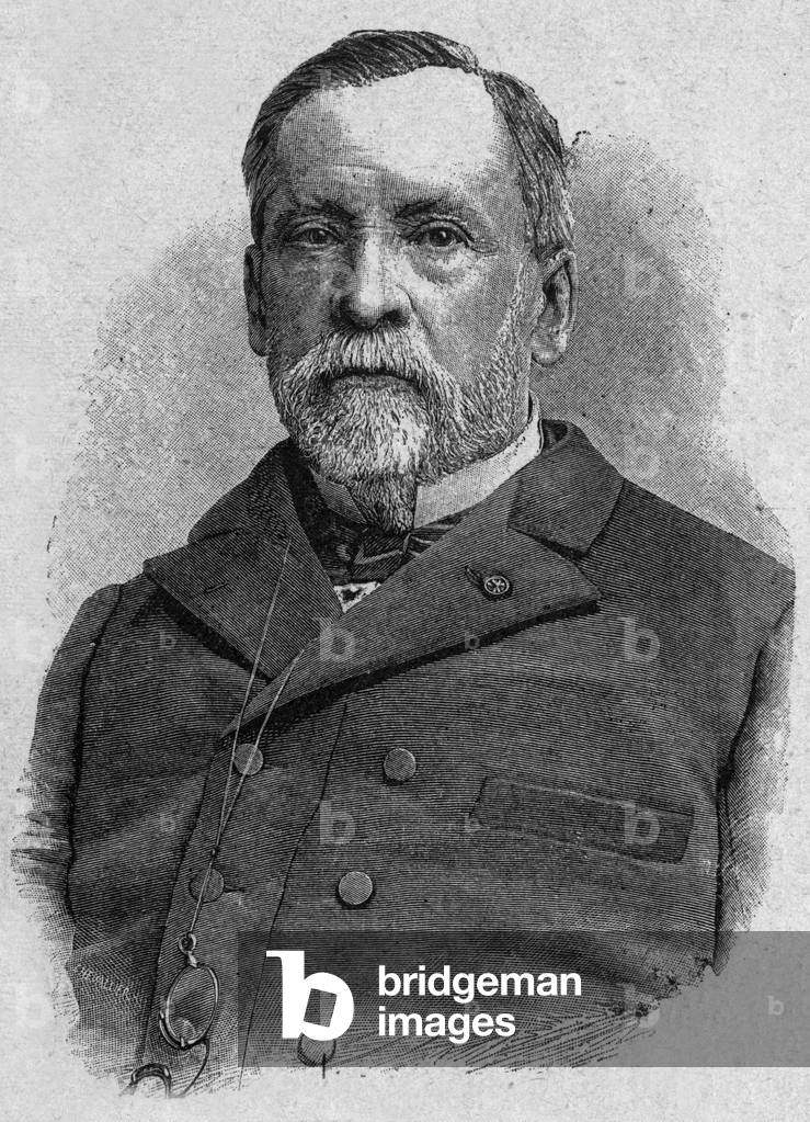 Louis Pasteur (1822-1895) french scientist (vaccine for rabies), engraving
