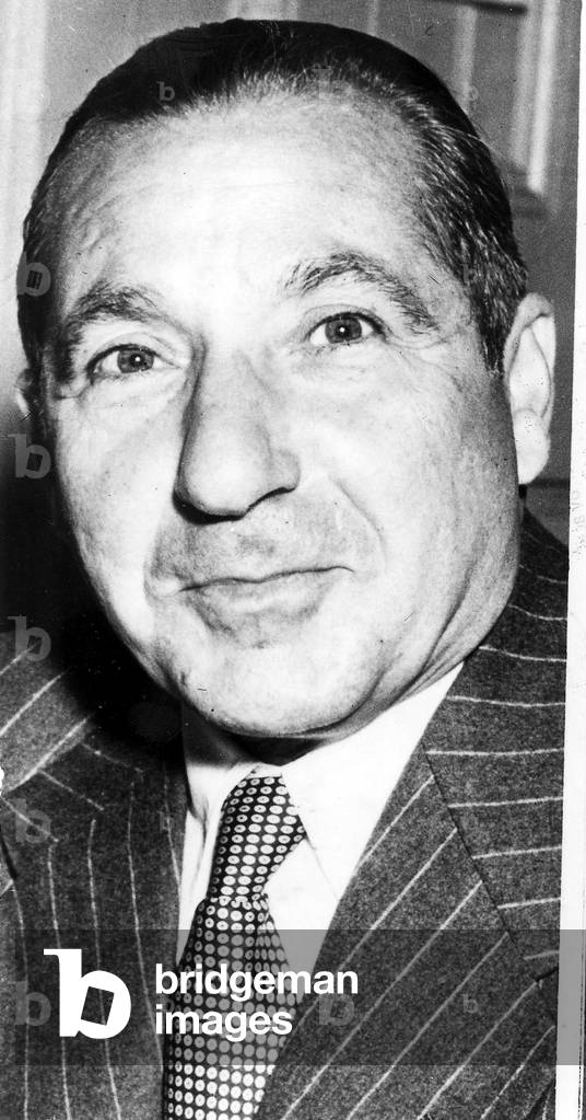 Frank Costello (1891-1973) italian immigrants member of mafia, here c. 1950