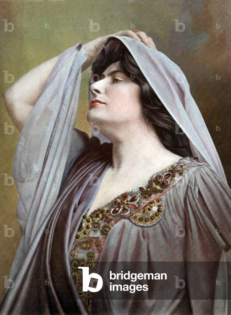 Soprano Lucienne Breval (1869-1935) as Armide in opera 