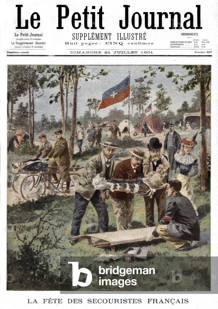 Frontpage of french newspaper 
