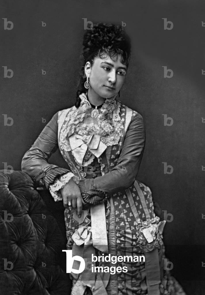 Franck Duvernoy, soprano, photo by Franck, 1876