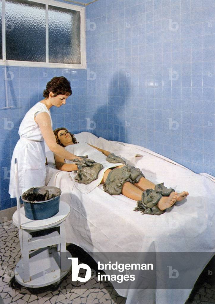 Aix-les-Bains (Savoy, France): hydrotherapic establishment, Postcard, c. 1965