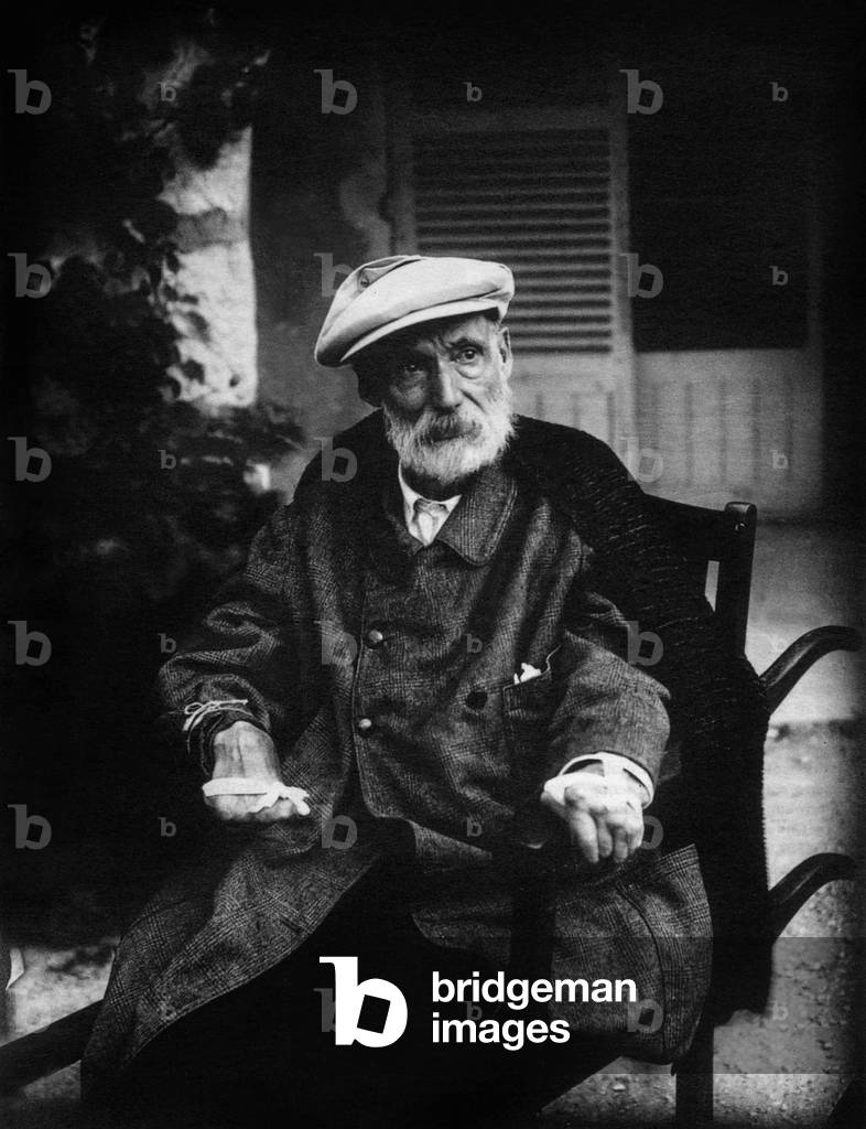 French painter Pierre Auguste Renoir (1841-1919) c. 1918