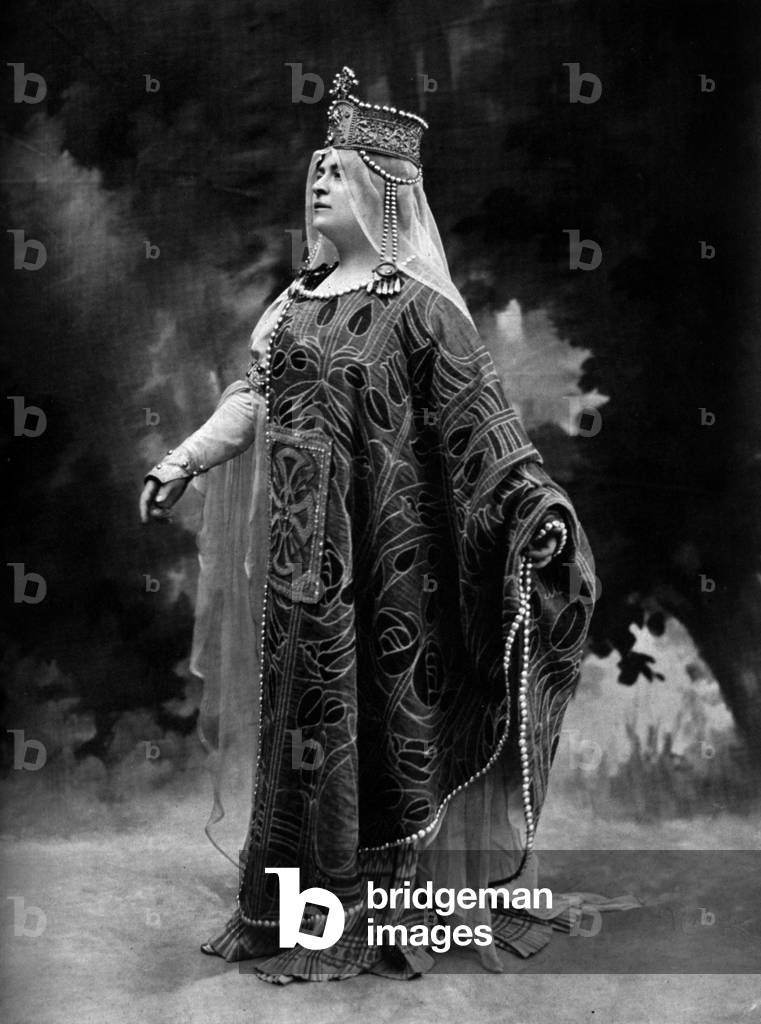 French opera singer Marie Delna as Herodias in opera 