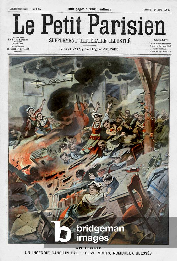 Frontpage of french newspaper 