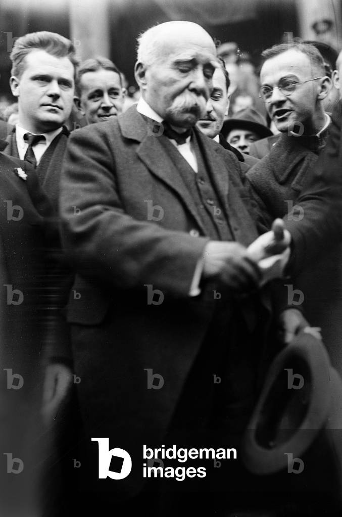 Former french prime minister Georges Clemenceau (1841-1929) here in USA, 1922