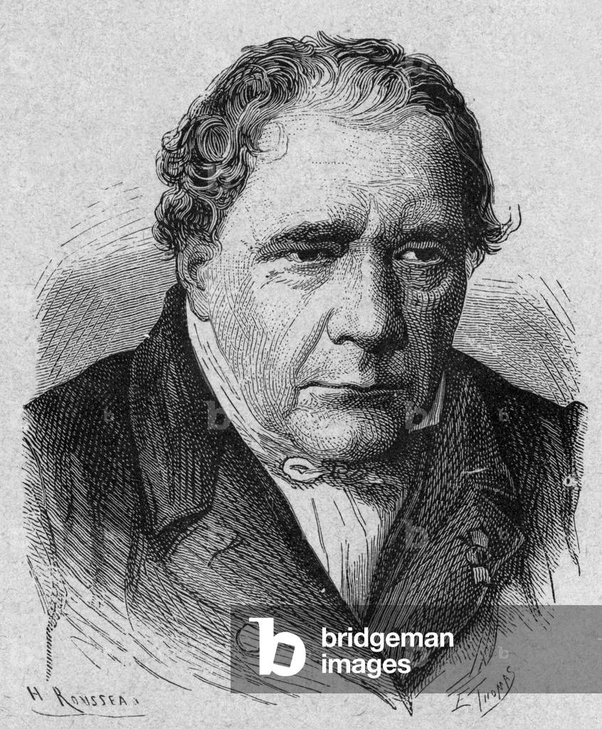 Jacques Babinet (1794-1872) french physicist, engraving