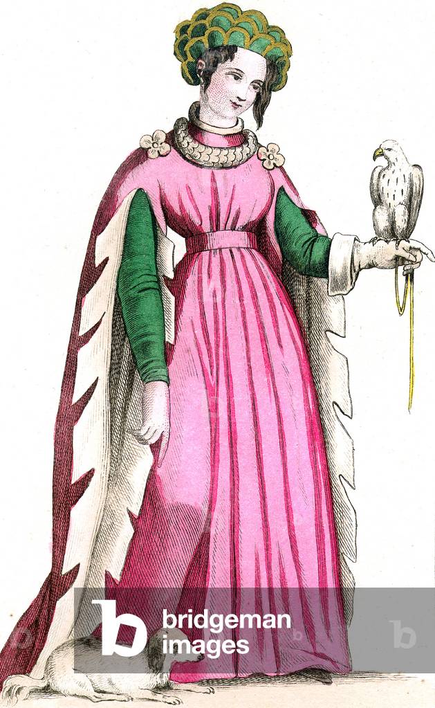 Madeleine of France, 19th century (engraving)