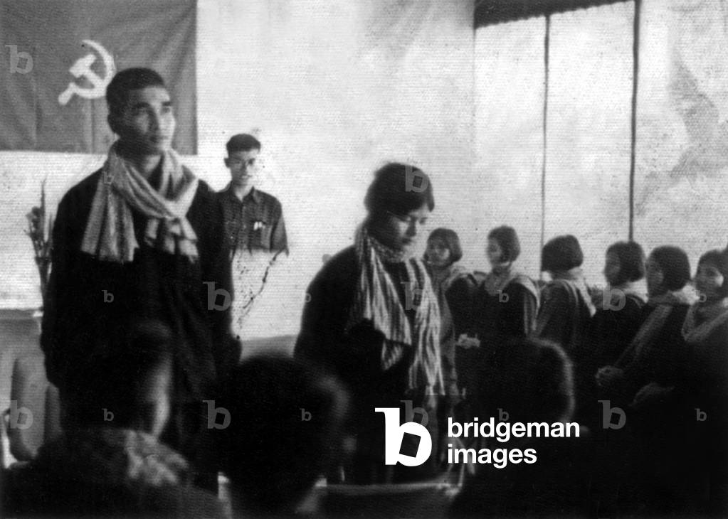 A Khmer Rouge wedding, 1975-1979, Cambodia (photo)
