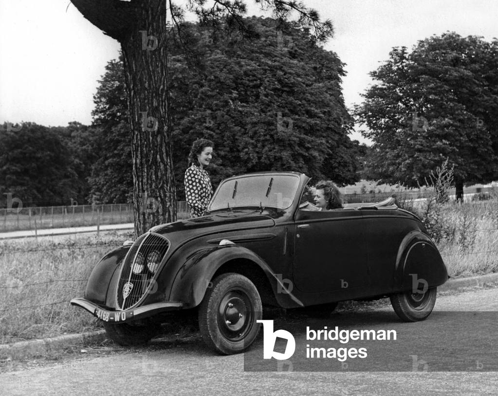 Peugeot car: Cabriolet 202, 1947
