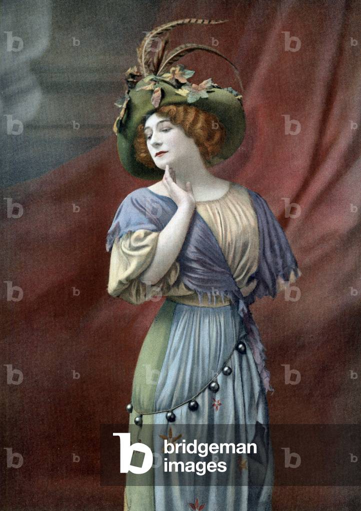 Opera singer Berthe Lamare in opera 