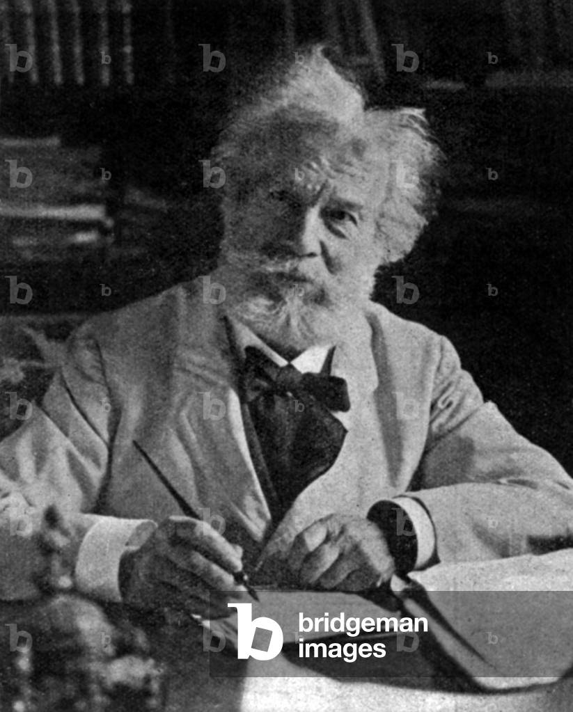 Camille Flammarion (1842-1925) French astronomer c. 1920