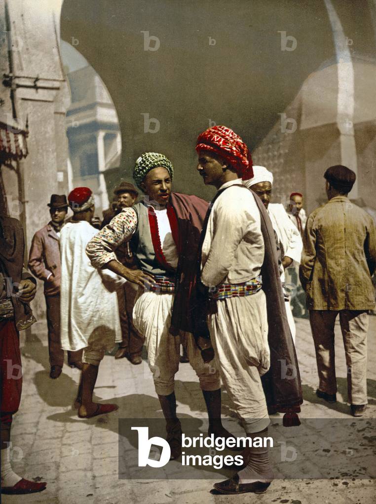 Types of Arabs, Tunis, Tunisia, c. 1900 (photo)
