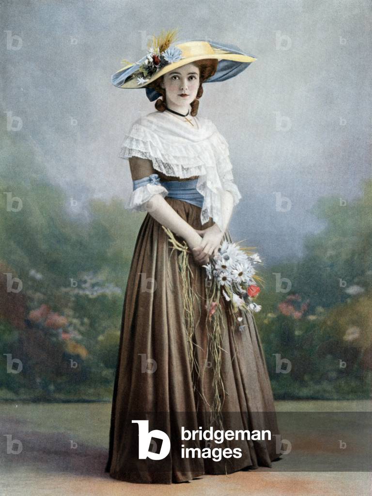 Opera singer Marthe Chenal (1881-1947) in 