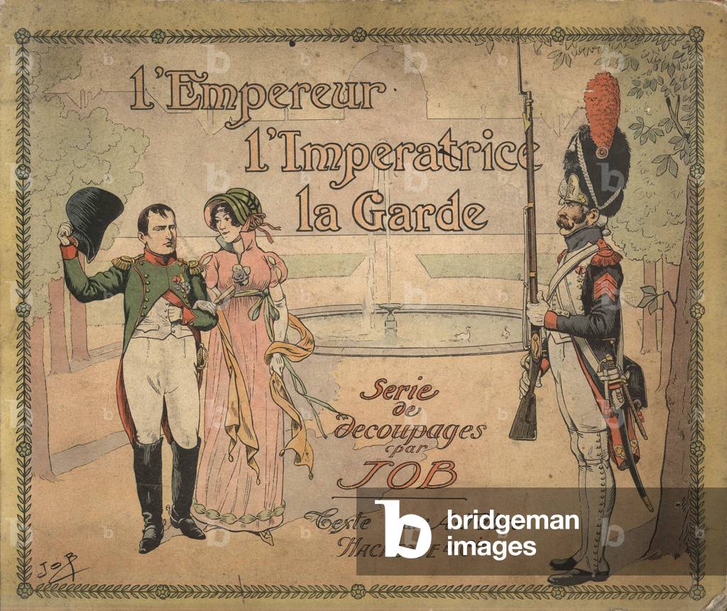 Cover of cut-out figures book, c.1900 (print)