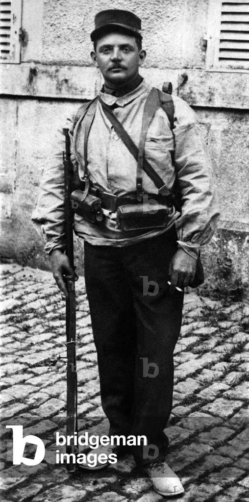 Edouard Herriot (1872-1957) head of french state, here during national service, c. 1890