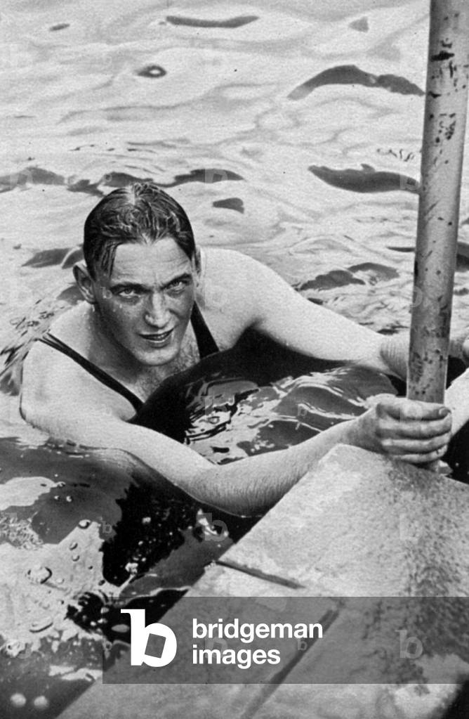 Olympic games, Berlin, 1936: swimming: Erwin Sietas (1910-1989) german swimmer