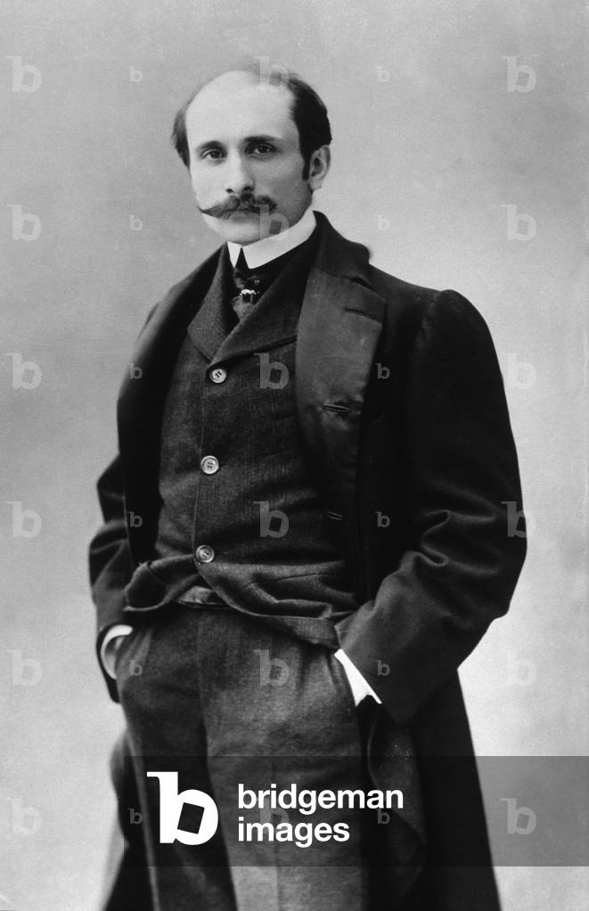 Edmond Rostand (1868-1918) french poet and playwright picture by Nadar, 1898