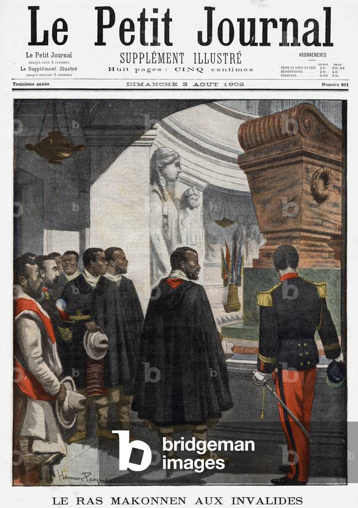 Frontpage of french newspaper 