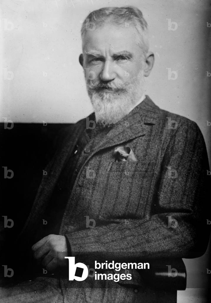 George Bernard Shaw  Irish novelist and playwright, here in 1914