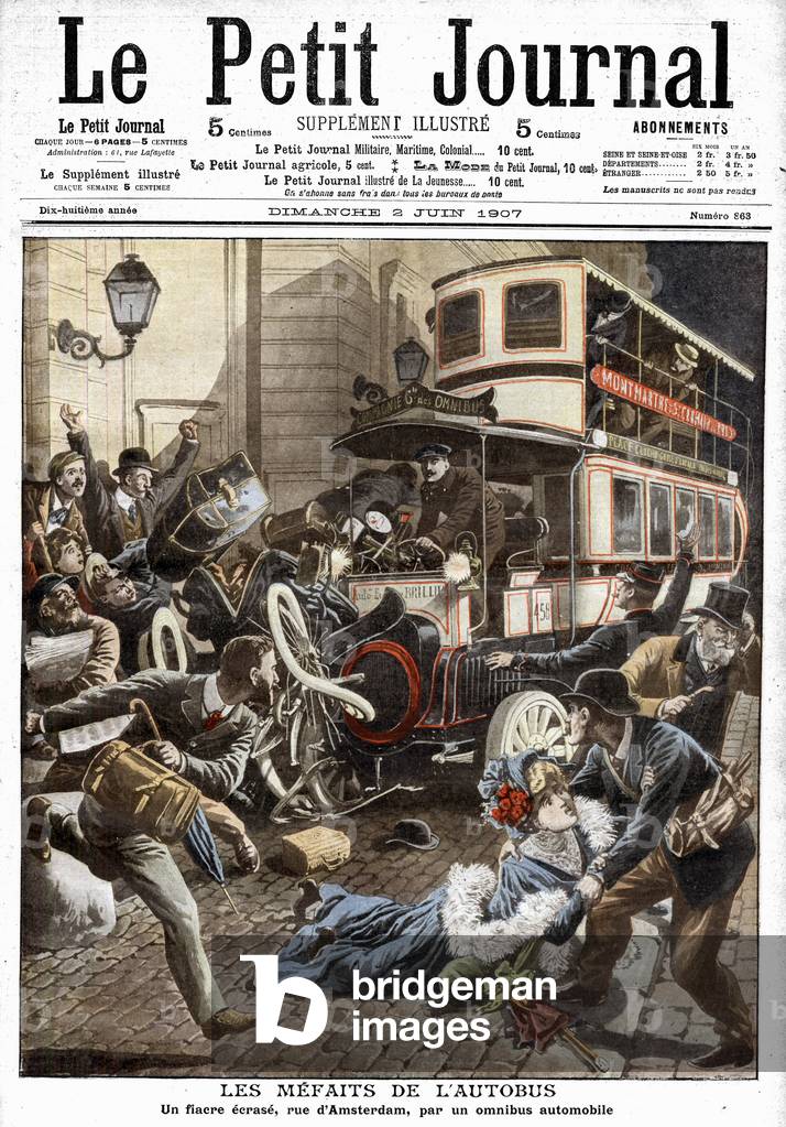 Frontpage of french newspaper 