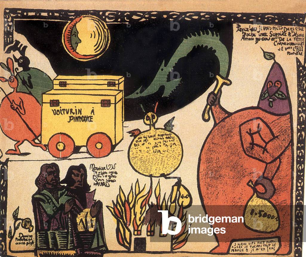 Poster for play Ubu Roi by Alfred Jarry, 1896