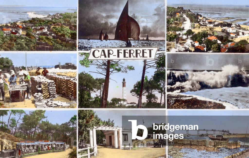 Cap Ferret, France, Postcard