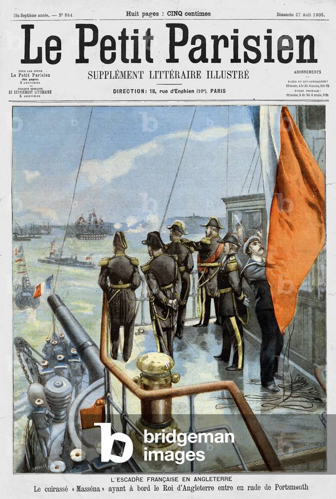 Frontpage of french newspaper 