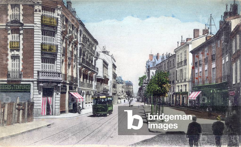Languedoc street in Toulouse, Postcard, c. 1912