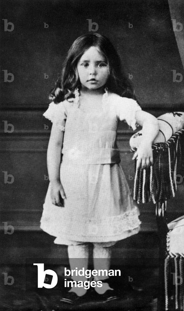 French writer Colette (1873-1954, Sidonie Gabrielle) here as a child in 1876