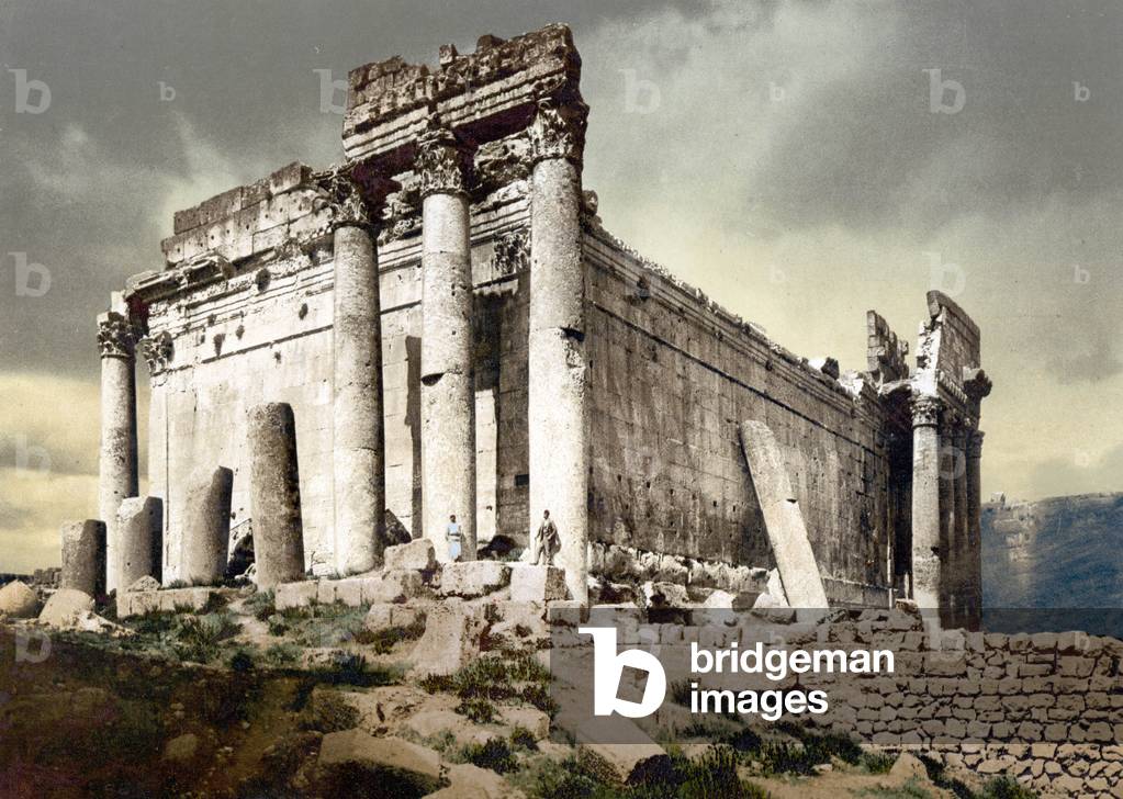 Baalbek, Lebanon, c. 1900 : Temple of Jupiter
