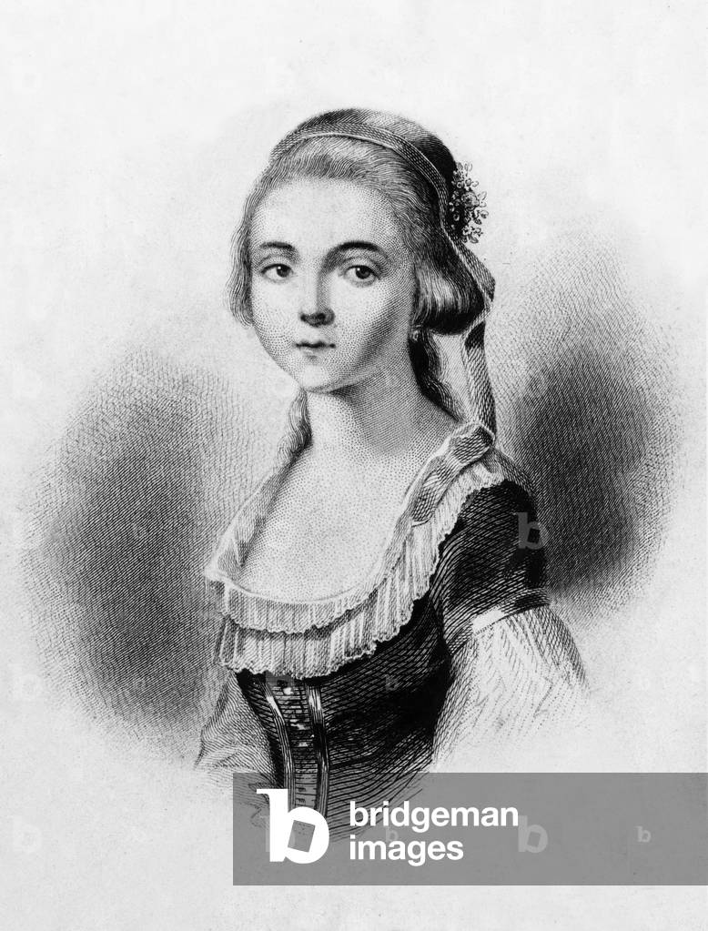 Aimee duBuc de Rivery (1763-1817), cousin of empressJosephine, mother of future Mahmud II, engraving
