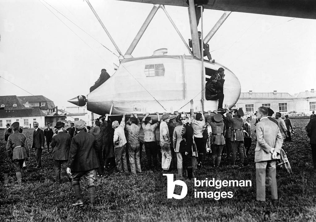 Motor Gondola of ZR-III dirigible, c. 1920