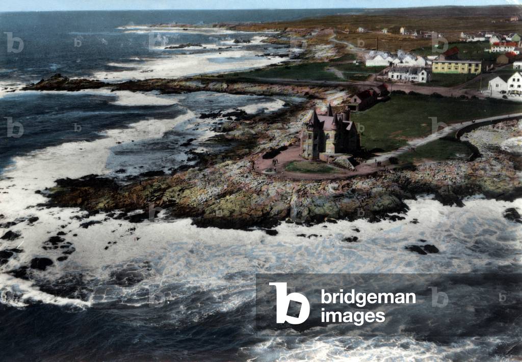 Quiberon, Britanny, France: Turpault castle, Postcard, c. 1960