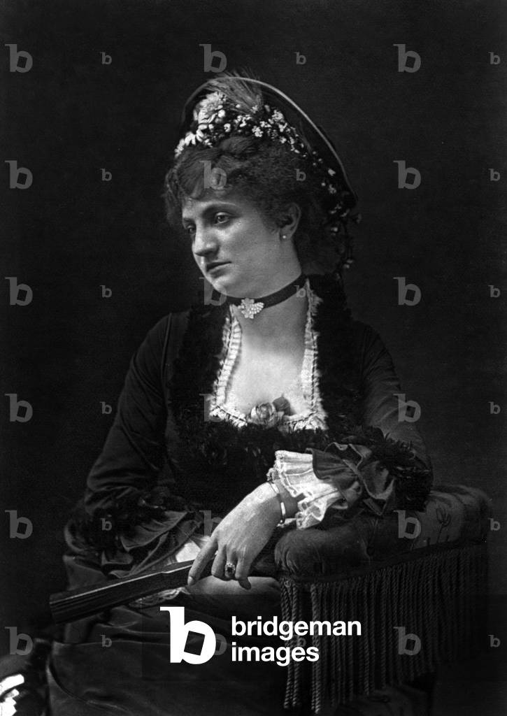 French actress Pauline Patry, Paris, 1875