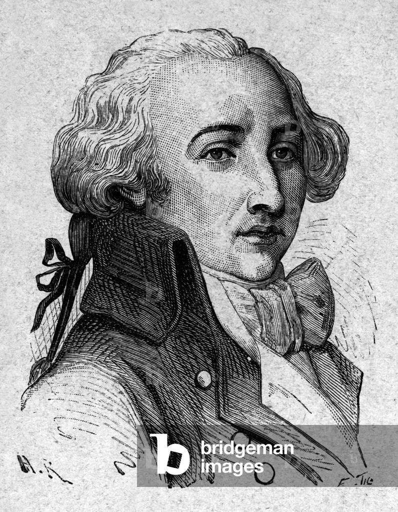 Pierre Dezoteux de Cormatin (1753-1812) Chouan (Royalist insurgent from western France during the Revolution), 19thcentury engraving