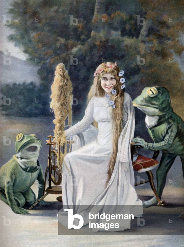 French comedian Melle Sylvie as Perce Neige in play 