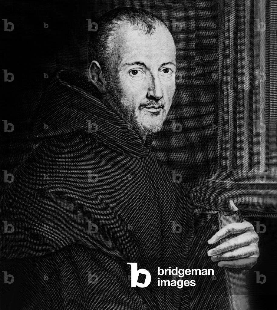 Abbot Marin Mersenne, 18th century (engraving)