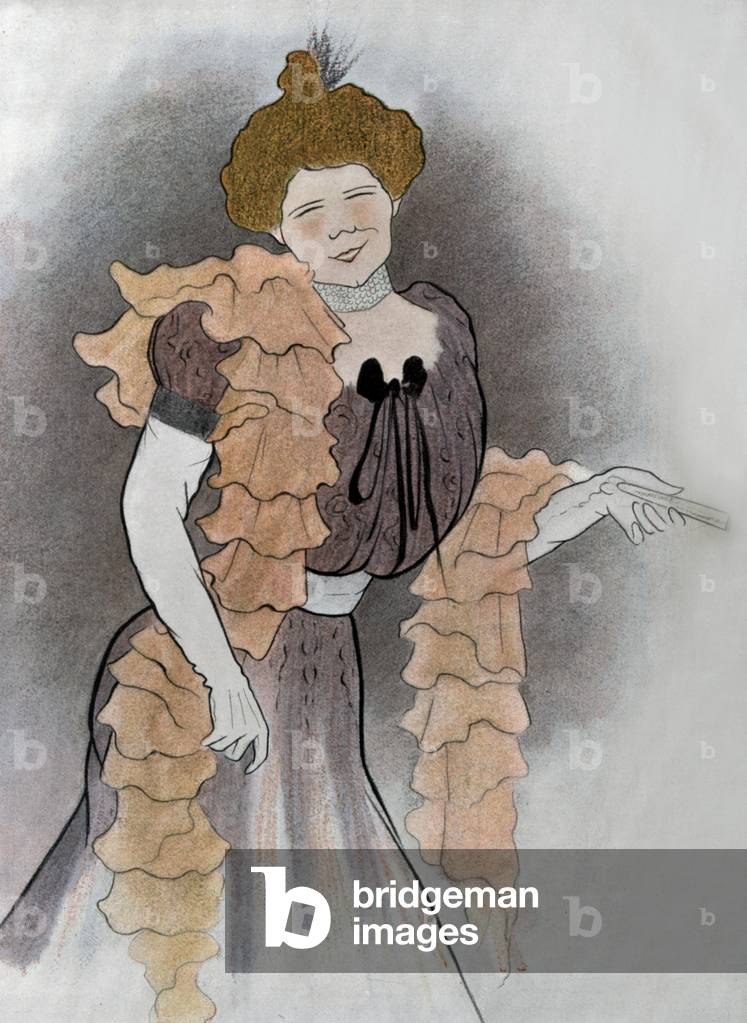 Jeanne Granier as Charlotte Lanier in play 