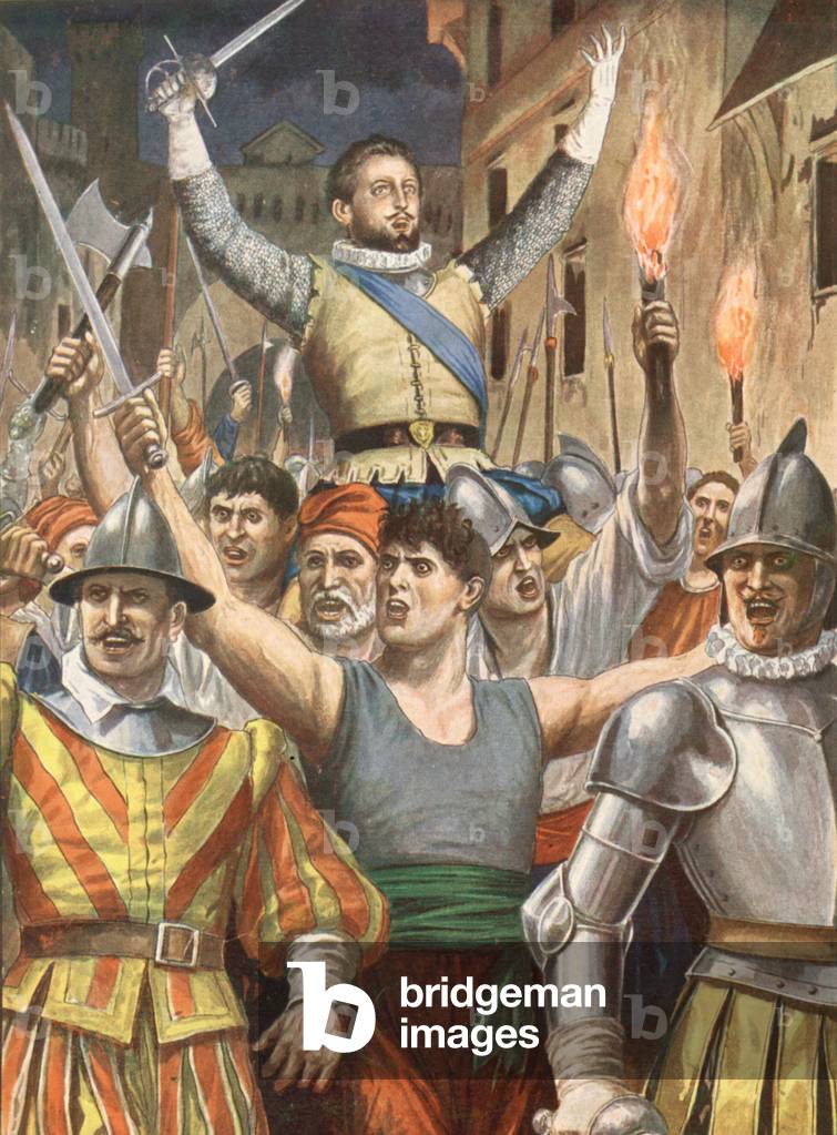 Gian Luigi Fieschi (1522-1547) master of Genoa, illustration, 30's