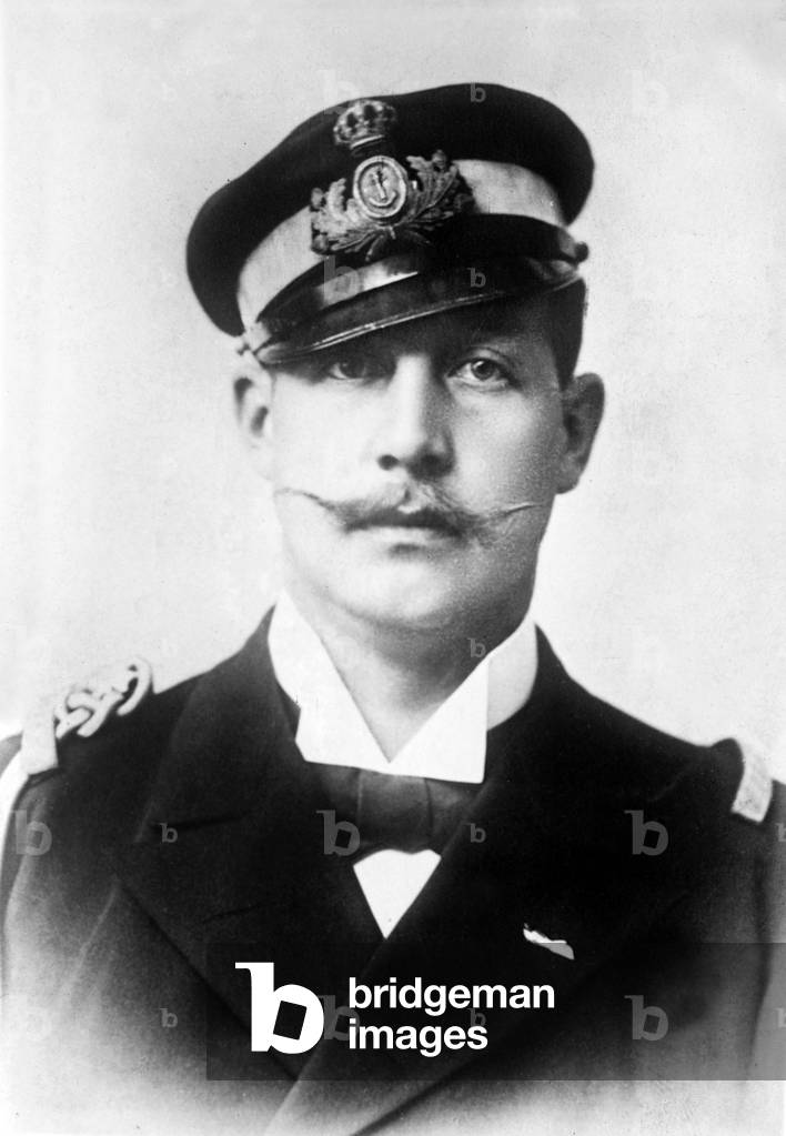 Prince George of Greece, c. 1920 (b/w photo)